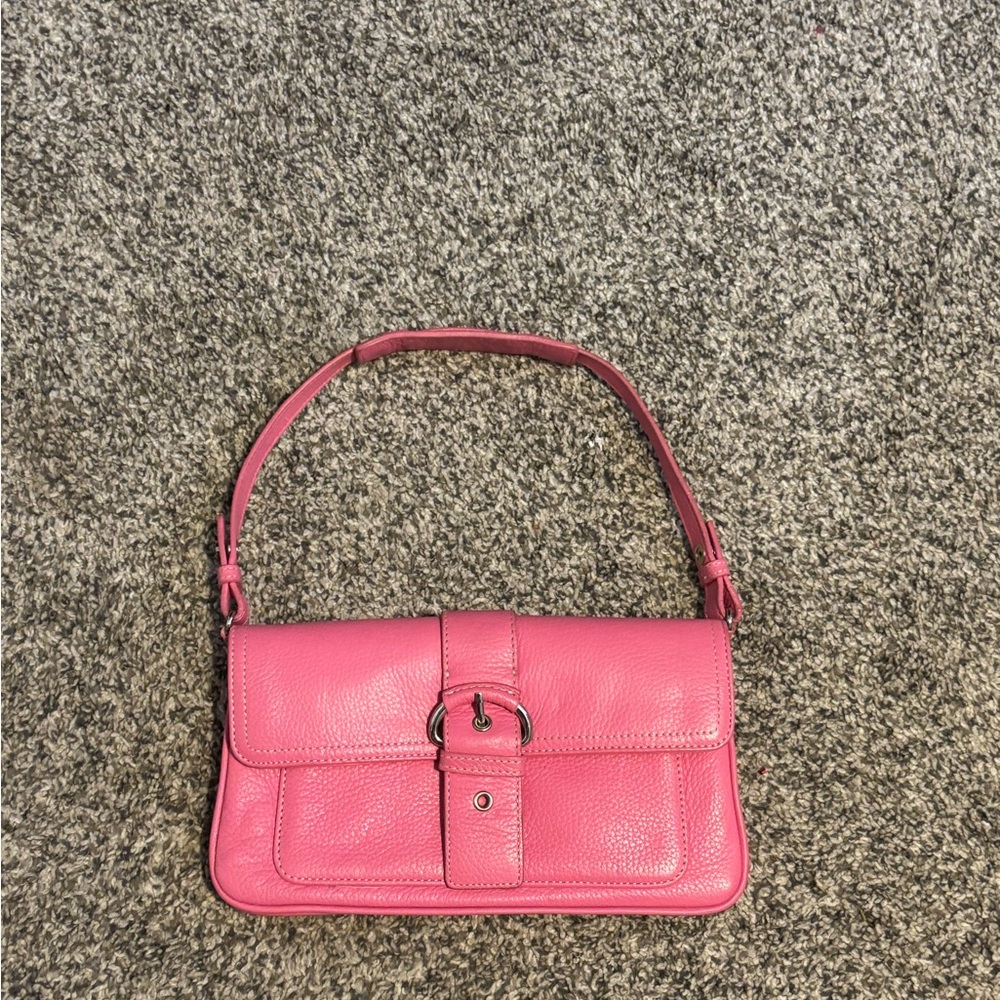 Pink Y2K Vintage 2000s Leather Women's Bag